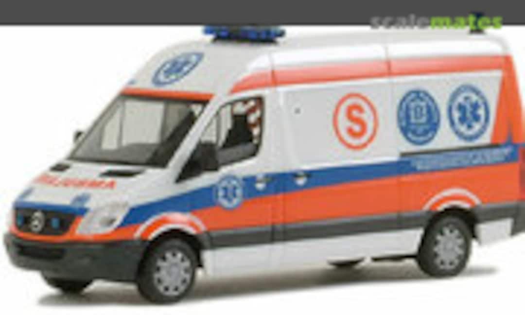 1:87 Mercedes Benz Sprinter RTW Rettung Krakau (S) (Herpa 296366)