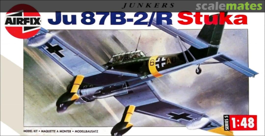 Boxart Junkers Ju 87B-2/R Stuka 05100 Airfix Boxart Junkers Ju 87B-2/R Stuka 05100 Airfix