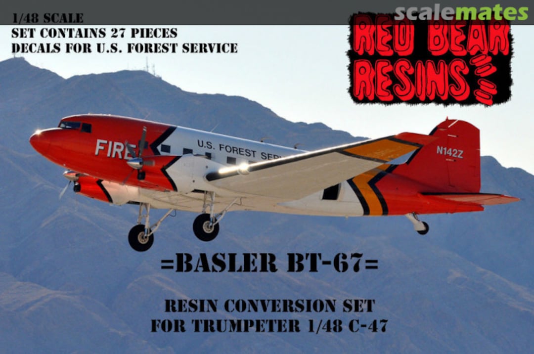 Boxart Basler BT-67 Conversion Set RBR4809 Red Bear Resins Boxart Basler BT-67 Conversion Set RBR4809 Red Bear Resins