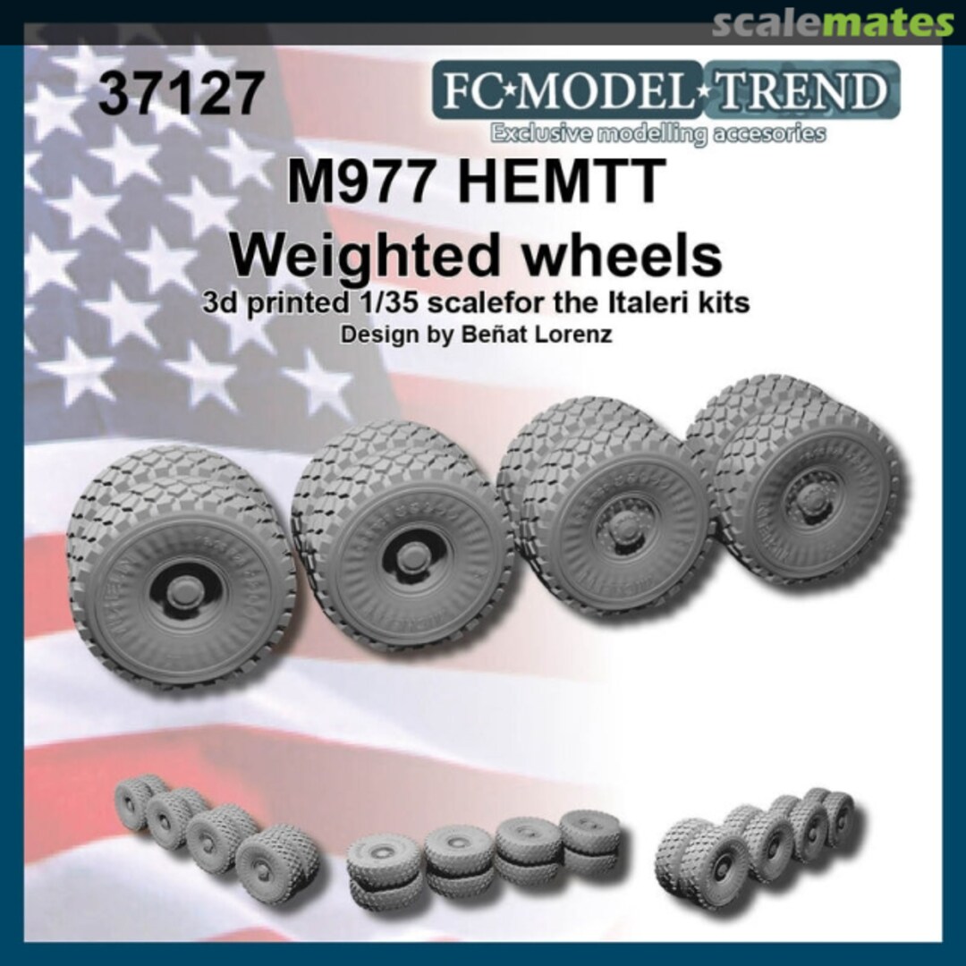 Boxart M977 HEMTT weighted wheels 37127 FC Model Trend Boxart M977 HEMTT weighted wheels 37127 FC Model Trend