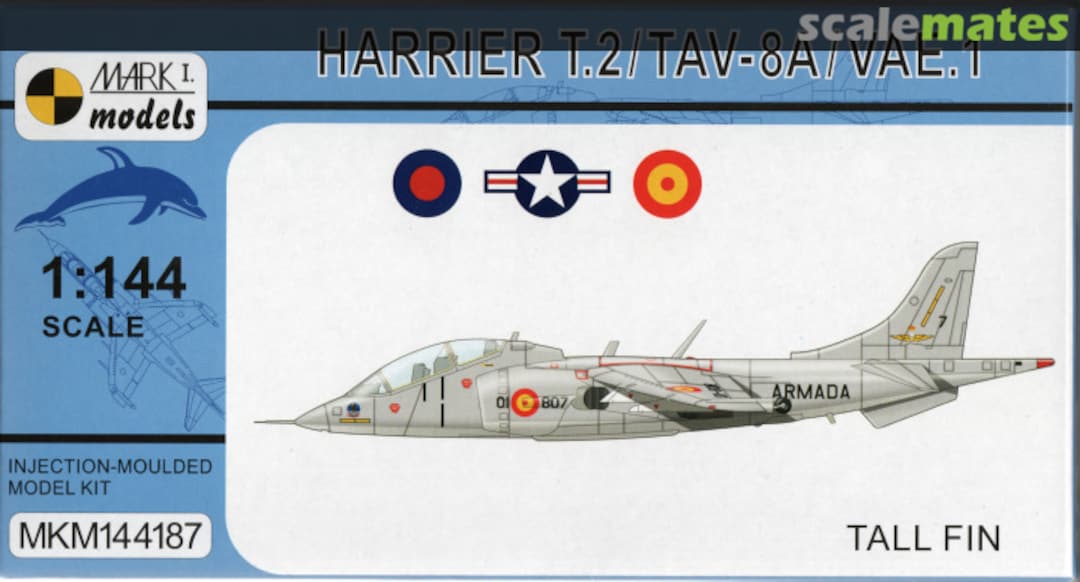 Boxart Harrier T.2/TAV-8A/VAE.1 MKM144187 Mark I Models Boxart Harrier T.2/TAV-8A/VAE.1 MKM144187 Mark I Models