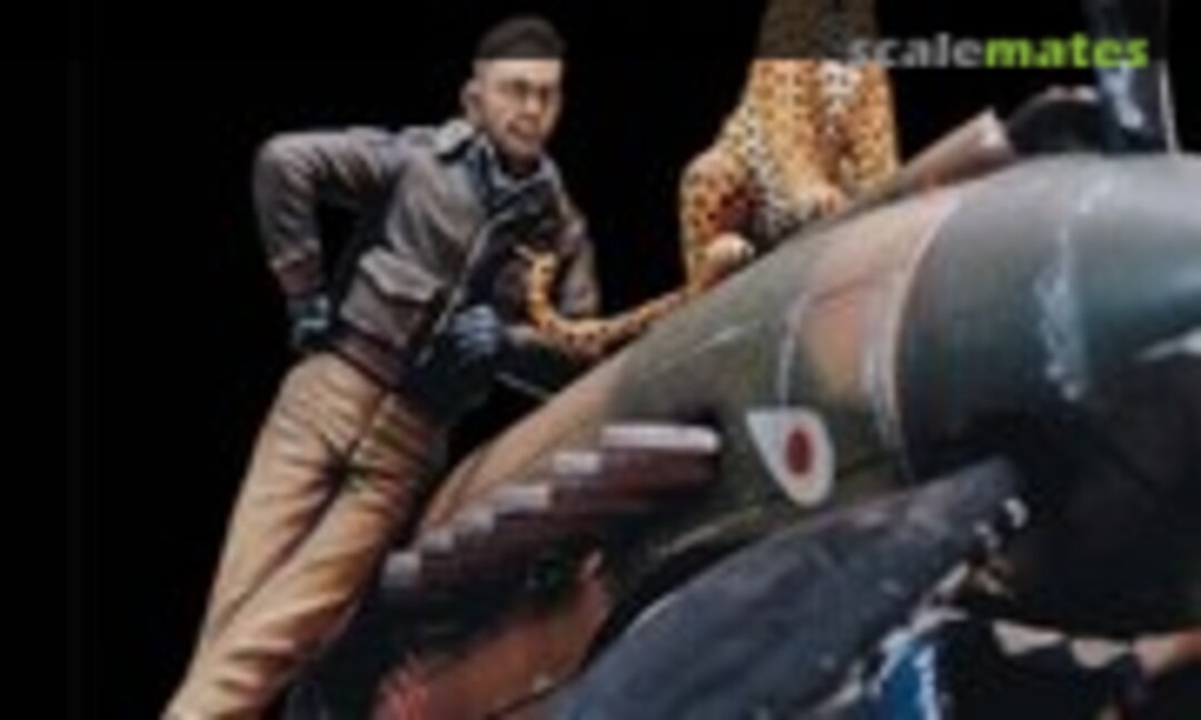 1:35 Flying Tigers pilot with a leopard (Legend Productions LF0031)