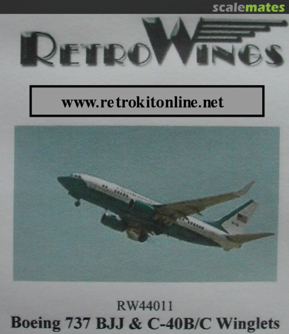 Boxart Boeing 737 BJJ & C-40B/C Winglets RW44011 RetroWings Boxart Boeing 737 BJJ & C-40B/C Winglets RW44011 RetroWings