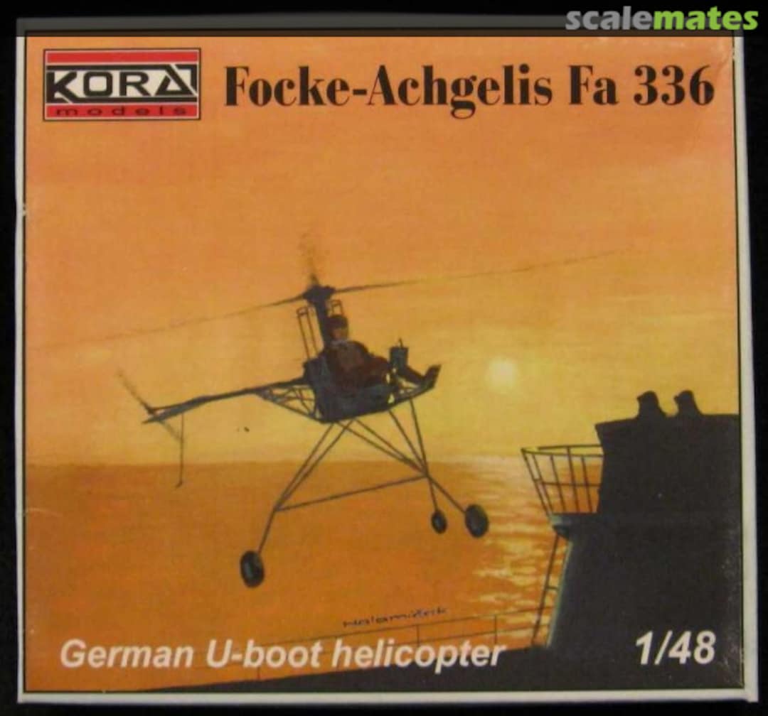 Boxart Focke-Achgelis Fa 336 4801 Kora Models