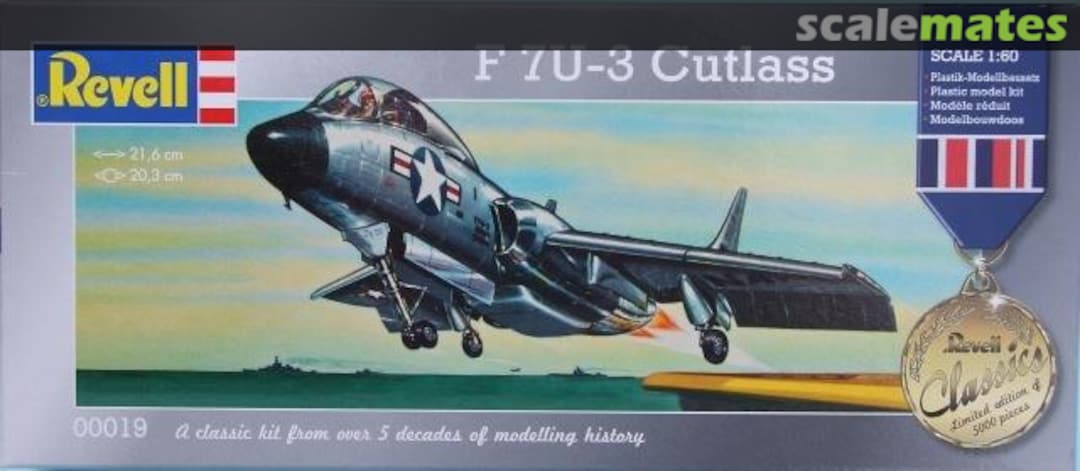 Boxart F7U-3 Cutlass 00019 Revell Boxart F7U-3 Cutlass 00019 Revell