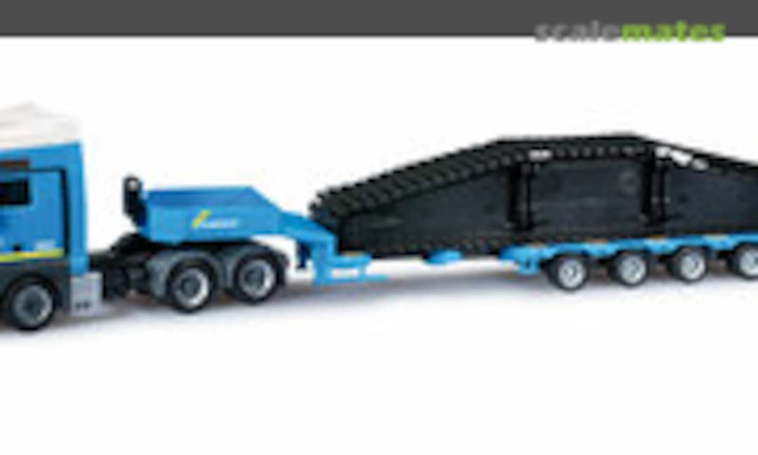 MAN TGX XXL 3-achs Semitieflade-Sattelzug mit Raupenfahrwerken Liebherr LR 1600/2 &quot;Felbermayr&quot; (A) (Herpa 302715)