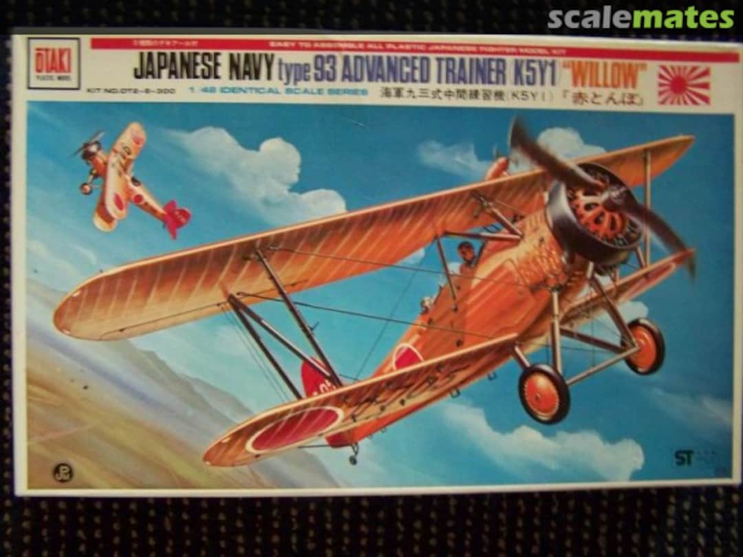Boxart Japanese Navy Type93 Advanced Trainer K5Y1 "Willow" OT2-8-300 Otaki Boxart Japanese Navy Type93 Advanced Trainer K5Y1 "Willow" OT2-8-300 Otaki