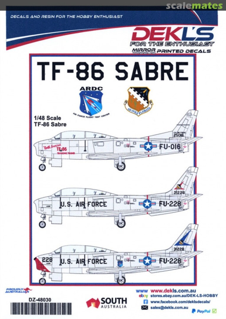 Boxart TF-86 Sabre DZ48030 DEKL's Boxart TF-86 Sabre DZ48030 DEKL's