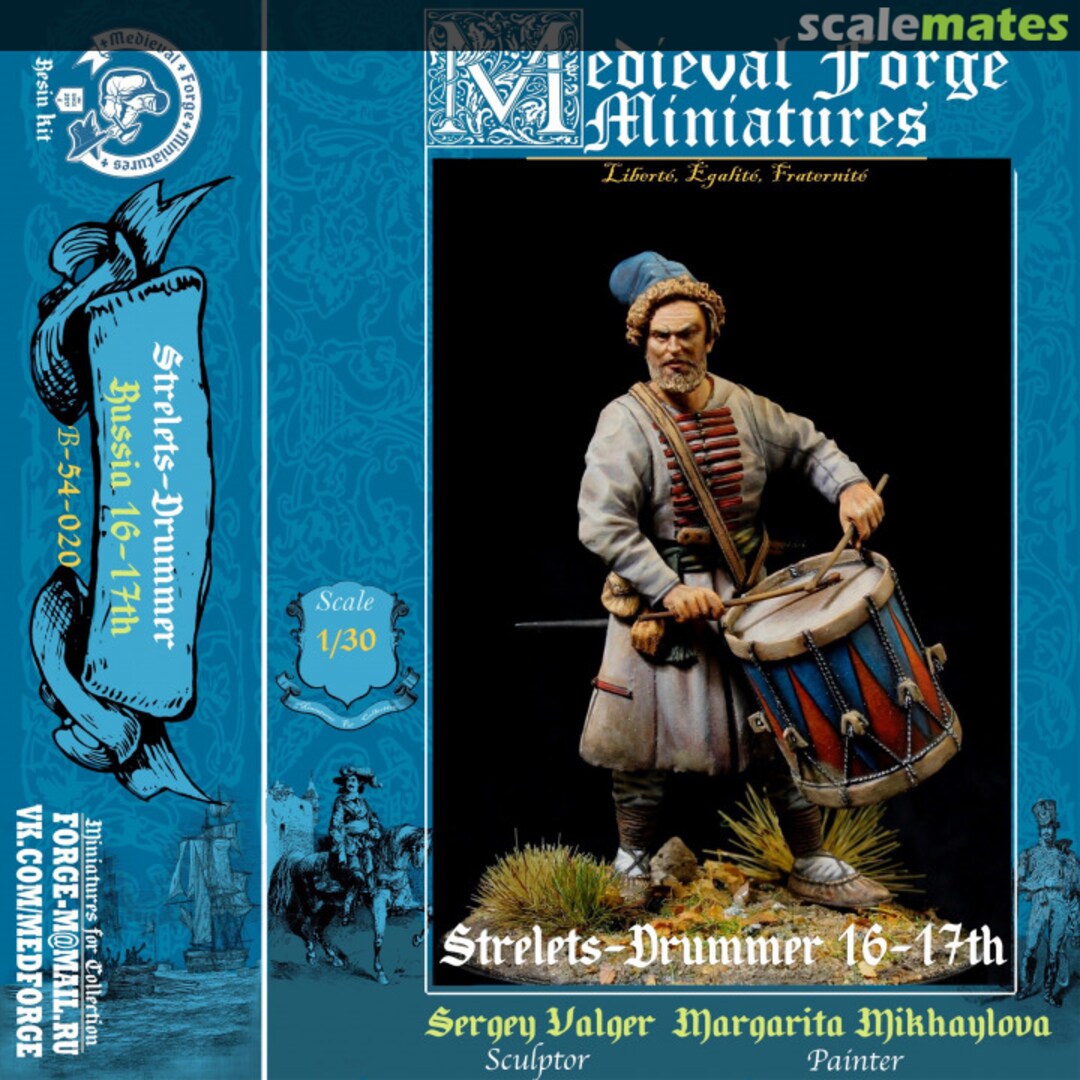 Boxart Strelets - Drummer B-54-020 Medieval Forge Miniatures Boxart Strelets - Drummer B-54-020 Medieval Forge Miniatures