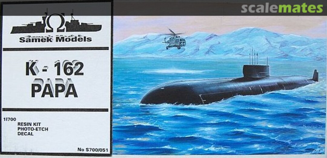 Boxart K-162 Papa S700/051 ROP o.s. Samek Models Boxart K-162 Papa S700/051 ROP o.s. Samek Models