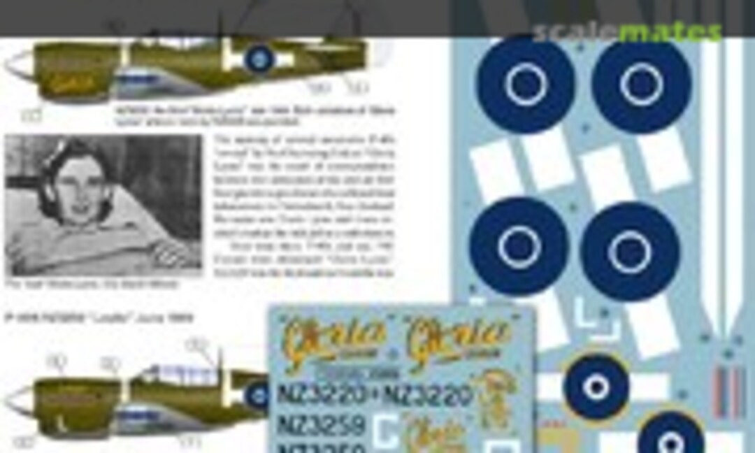 1:32 RNZAF P-40NS, “GLORIA LYONS” AND “LESLIE” (Ventura V3285) V3285