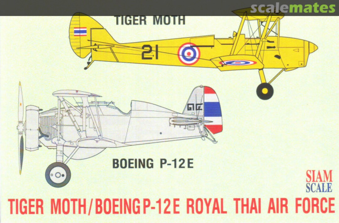 Boxart Boeing P-12E SSN.32049 Siam Scale Boxart Boeing P-12E SSN.32049 Siam Scale