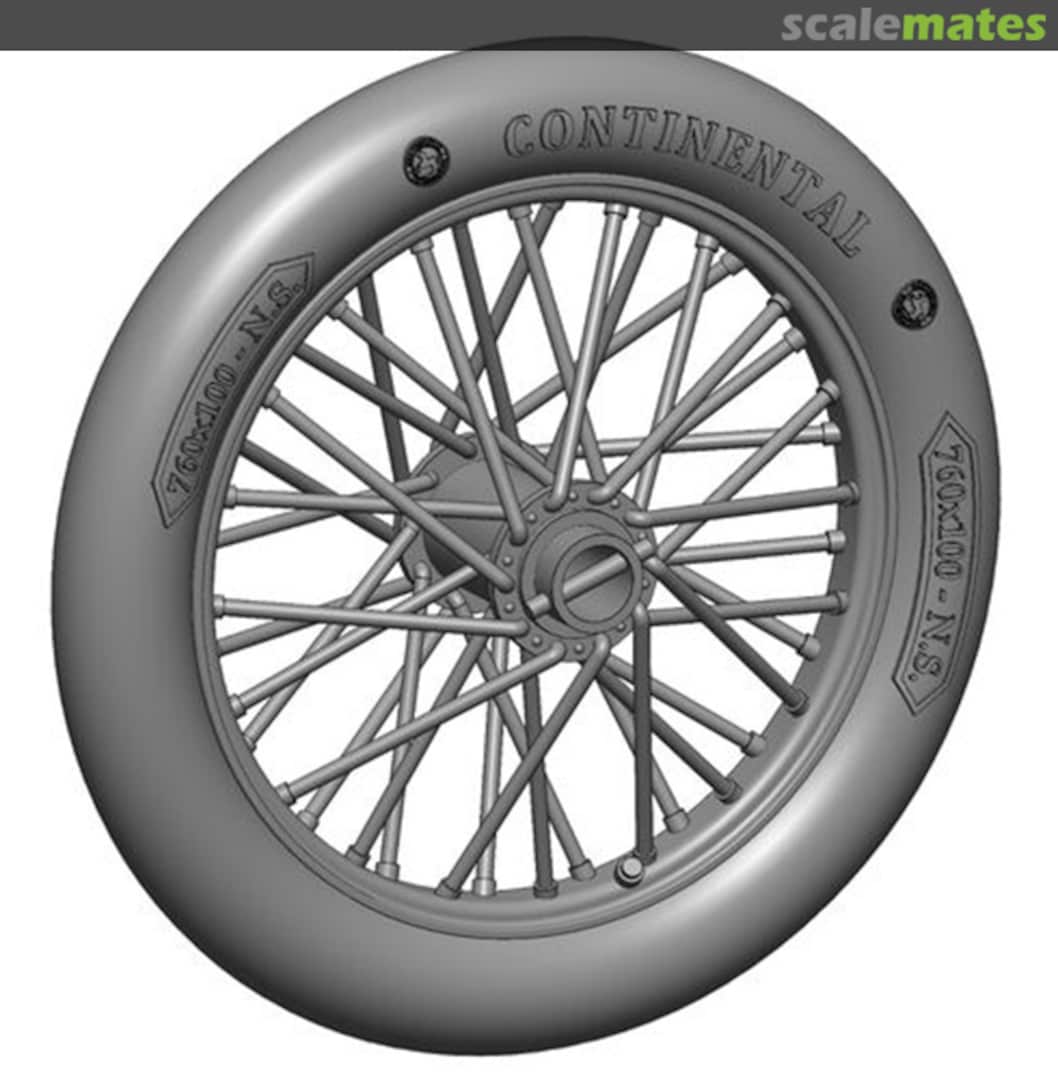 Boxart German 760x100 spoked wheels - 1 pair 200-A48018 ASK Boxart German 760x100 spoked wheels - 1 pair 200-A48018 ASK