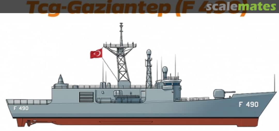 Boxart TCG-Gaziantep Gabya Class Turkish Navy Dnt-01049 Babibi model