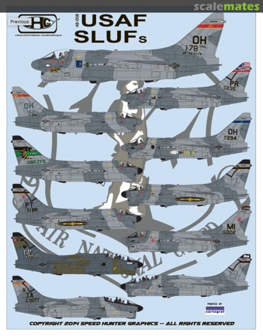 Boxart USAF SLUFs 48-008 Speed Hunter Graphics