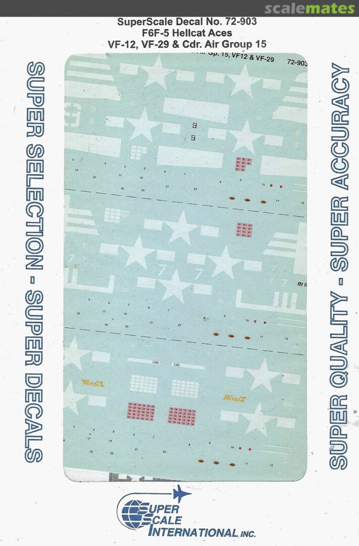 Boxart F6F-5 Hellcat Aces 72-903 SuperScale International Boxart F6F-5 Hellcat Aces 72-903 SuperScale International