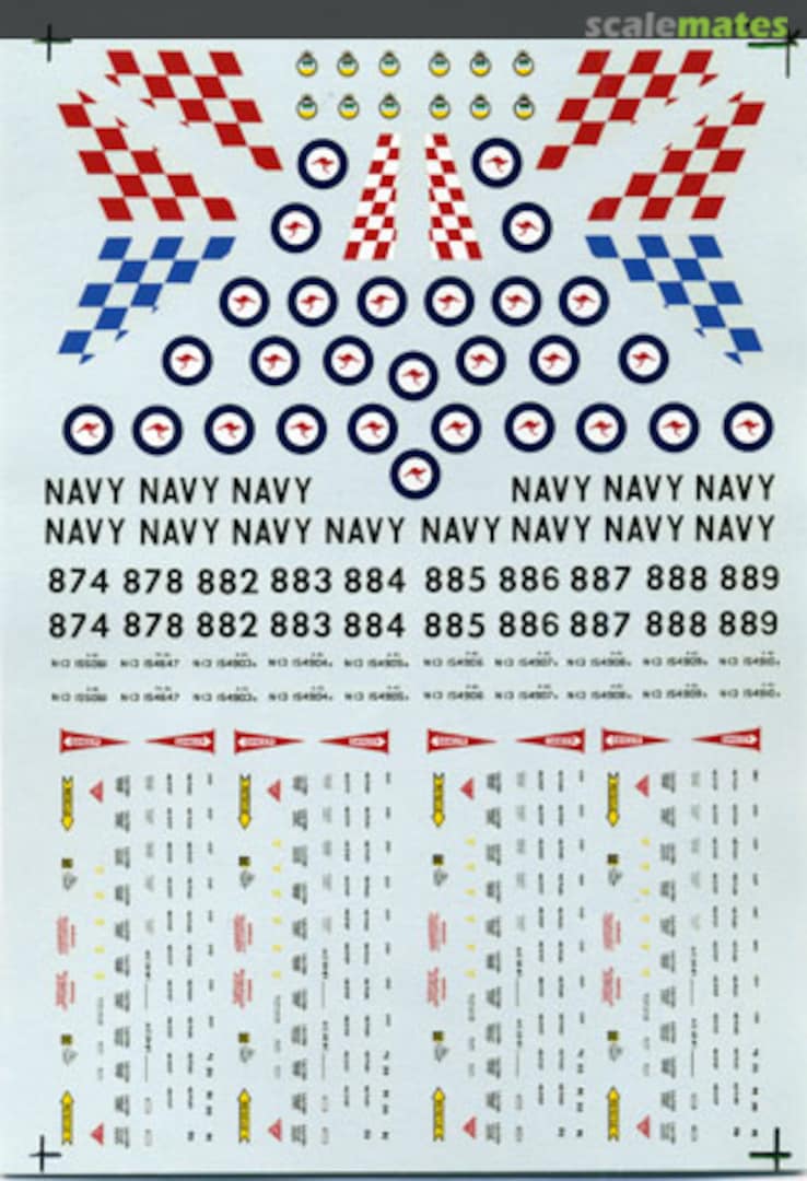 Boxart Douglas A-4G & TA-4G Australian Navy 72-436 Microscale