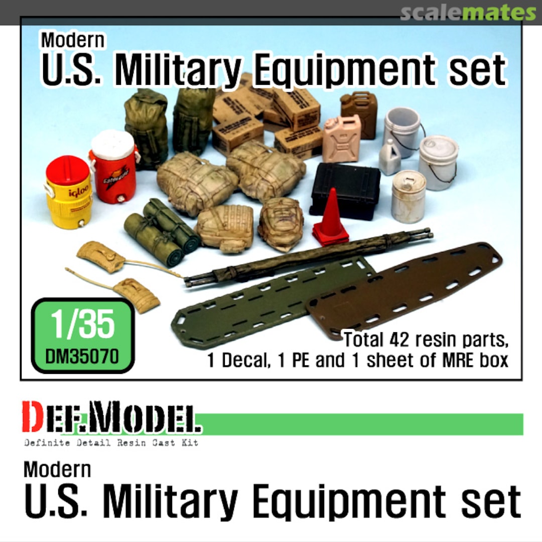 Boxart U.S. Military Equipment set DM35070 Def.Model Boxart U.S. Military Equipment set DM35070 Def.Model