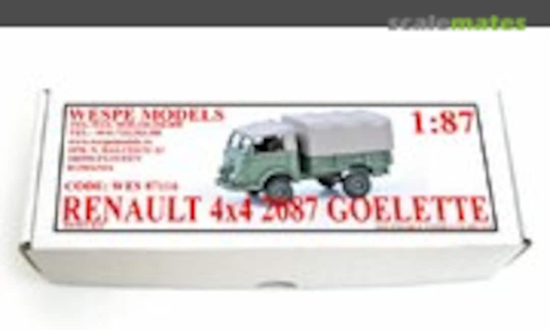 1:87 Renault 4x4 2087 Goelette Plane / Pritsche (Wespe Models WES 87116) WES 87116
