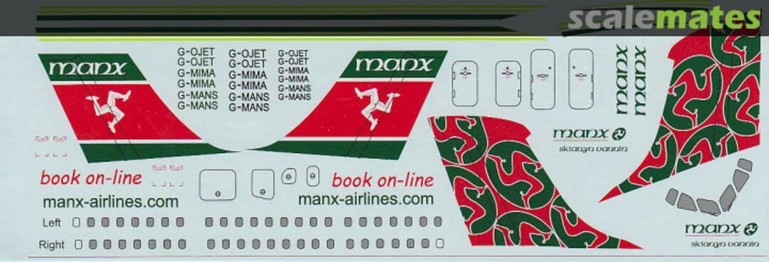 Boxart Manx Airlines BAe 146 Unknown Welsh Models