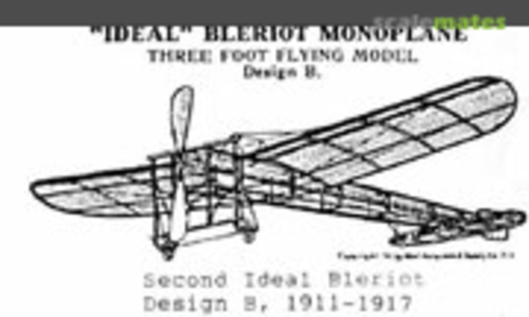 1:10 Bleriot Monoplane (Ideal Model Aeroplanes and Supplies )