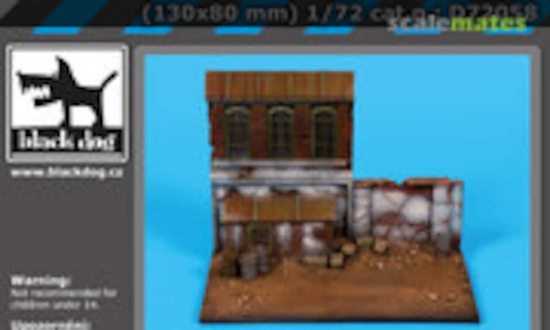 1:72 Factory hall base (Black Dog D72058) D72058