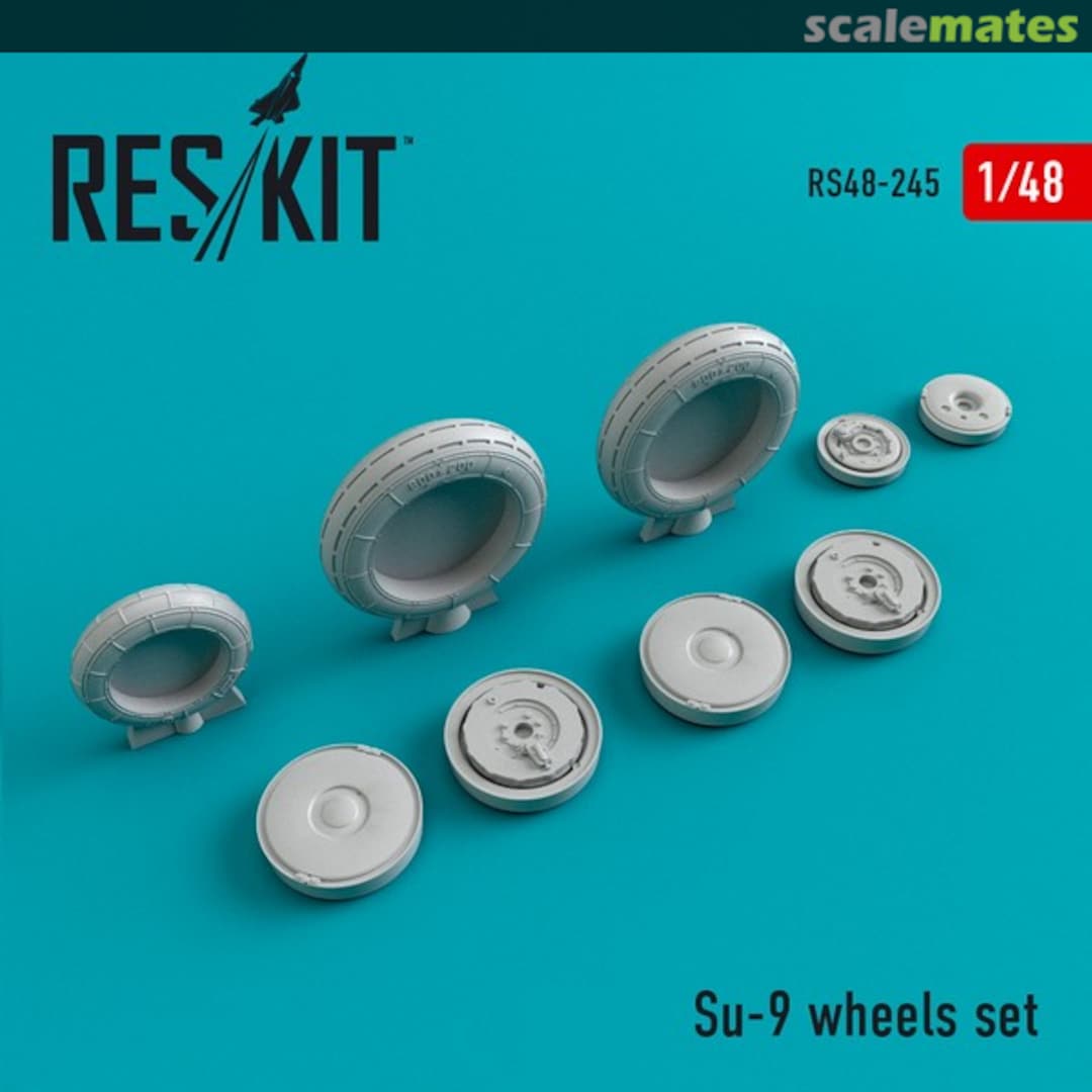 Boxart Su-9 wheels set RS48-0245 ResKit