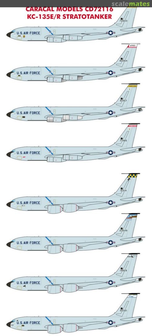 Boxart USAF KC-135E/R Stratotanker CD72116 Caracal Models Boxart USAF KC-135E/R Stratotanker CD72116 Caracal Models