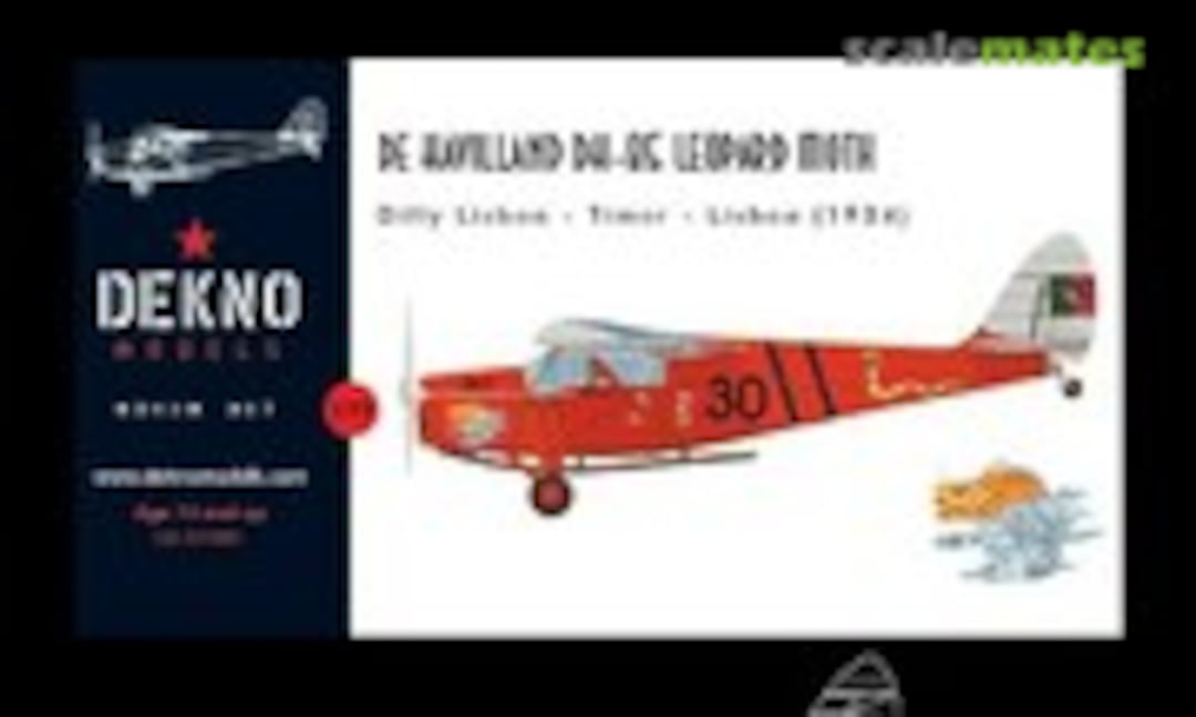 1:72 De Havilland DH-85 Leopard Moth (Dekno Models GA.721000) GA.721000