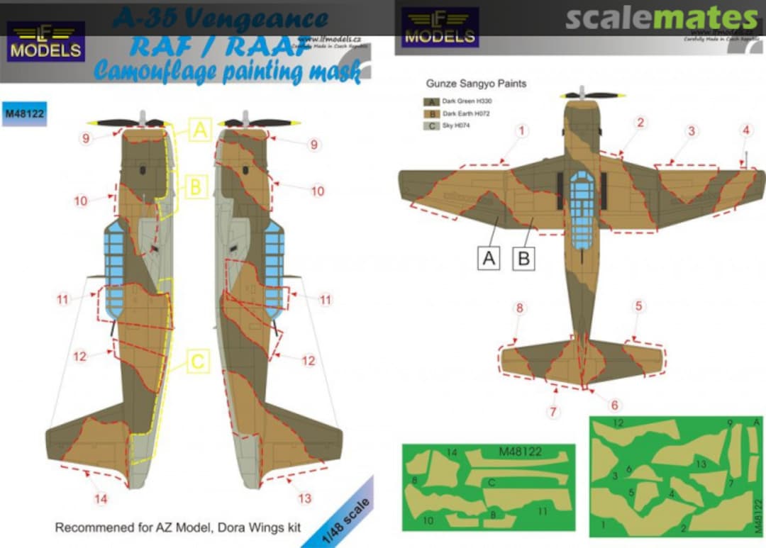 Boxart A-35 Vengeance RAF / RAAF M48122 LF Models