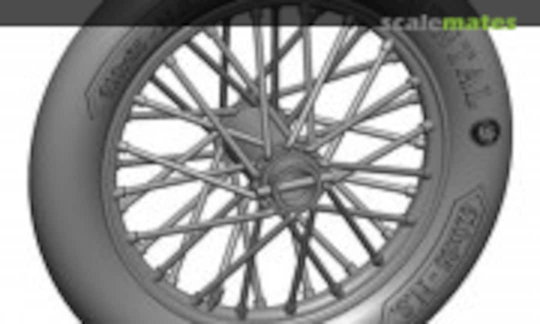 1:48 German 610x85 spoked wheels - 1 pair (ASK 200-A48016) 200-A48016