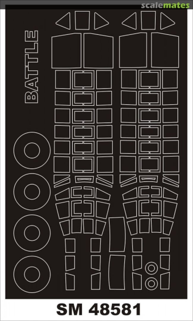 Boxart Fairey Battle masks SM48581 Montex Boxart Fairey Battle masks SM48581 Montex