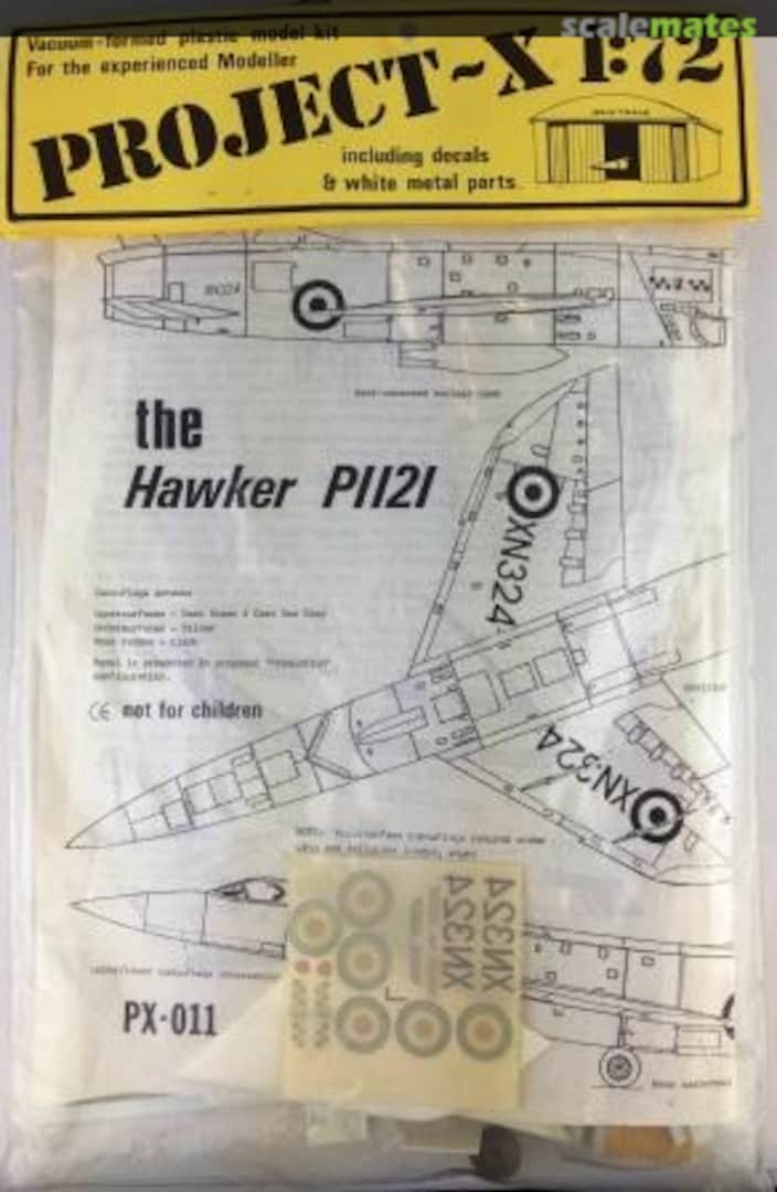 Boxart Hawker P1121 PX-011 Maintrack Models Boxart Hawker P1121 PX-011 Maintrack Models