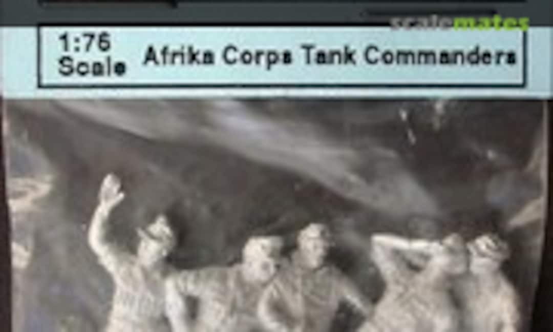 1:76 Afrika Corps Tank Commanders (MMS Models A27) A27