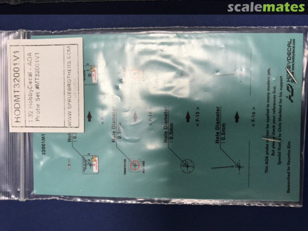 Boxart AOA Probe Set 32001V1 HobbyDecal Boxart AOA Probe Set 32001V1 HobbyDecal