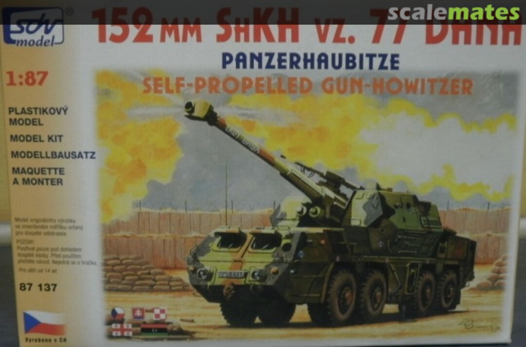 Boxart 152mm ShKH vz. 77 Dana 87 137 SDV Model Boxart 152mm ShKH vz. 77 Dana 87 137 SDV Model