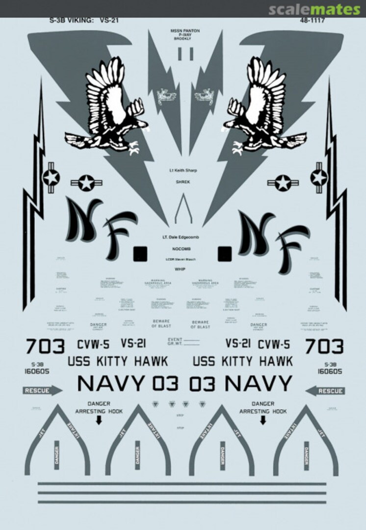 Boxart USN S-3B Viking 48-1117 Microscale Boxart USN S-3B Viking 48-1117 Microscale