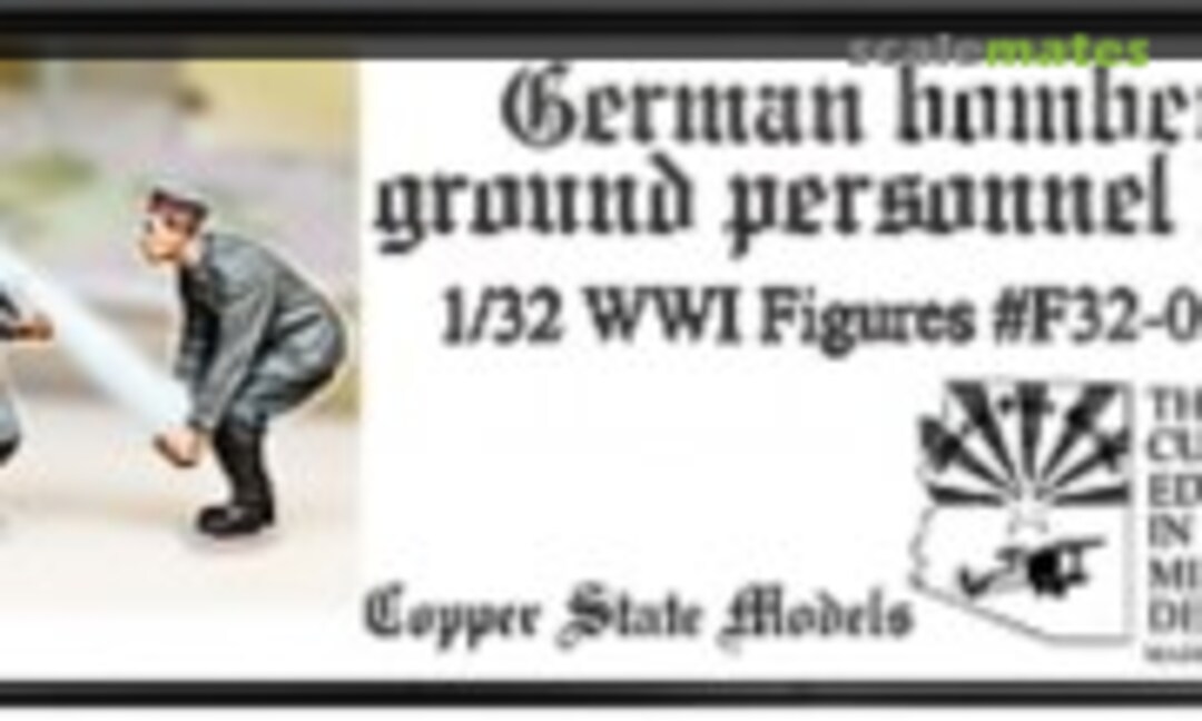 1:32 German bomber ground personnel N.2 (Copper State Models F32-020) F32-020