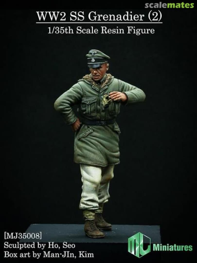 Boxart WSS Officer WWII MJ35008 MJ Miniatures Boxart WSS Officer WWII MJ35008 MJ Miniatures
