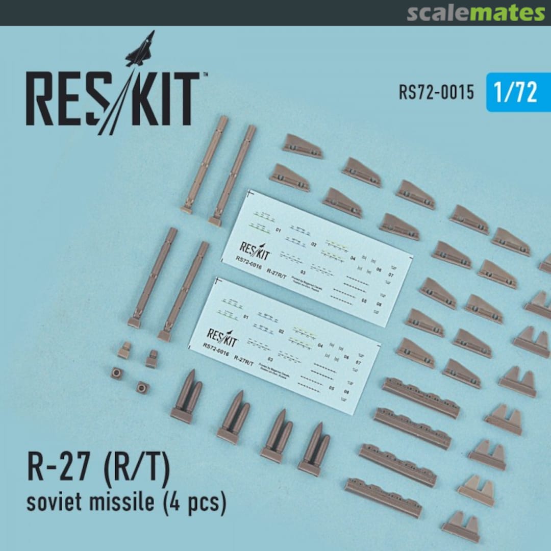 Boxart R-27 (R,T) soviet missile (4 pcs) RS72-0015 ResKit