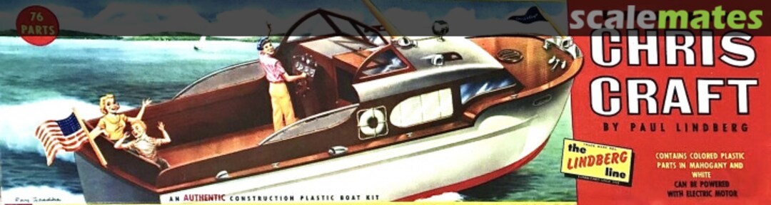 Boxart Chris-Craft Express Cruiser 700:98 Lindberg Boxart Chris-Craft Express Cruiser 700:98 Lindberg