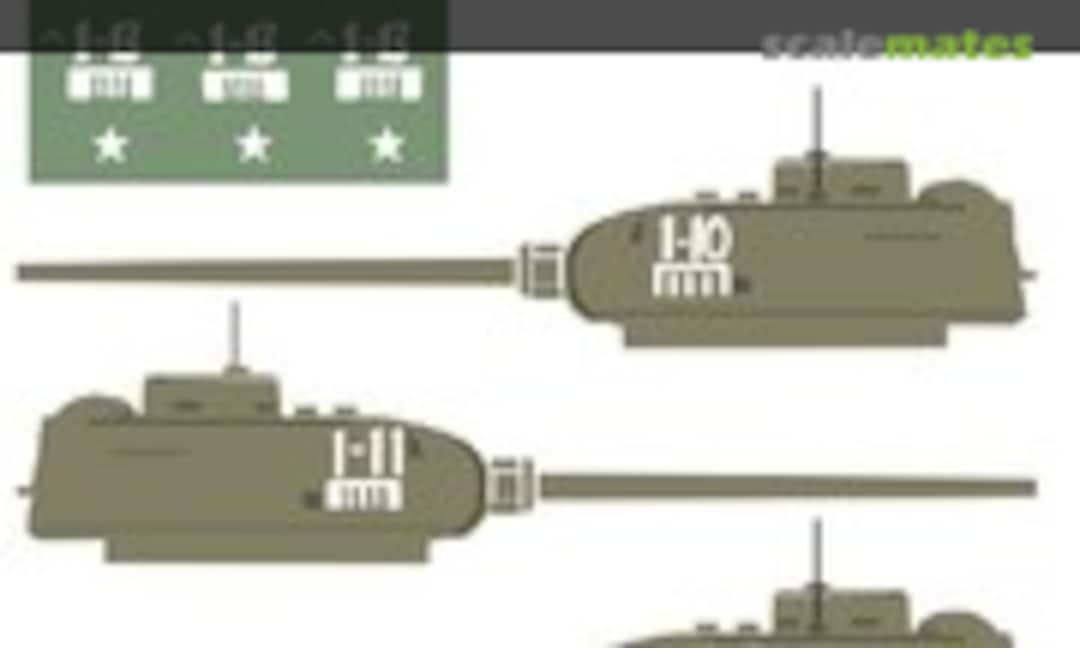 1:16 T-34/85 '1-10,1-11,1-13'63rd Guards Tank Brigade,10th Guards Corps-1945 Paint mask (HQ-Masks T3416002) T3416002
