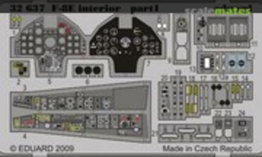 1:32 F-8E Interior (Eduard 32637) 32637