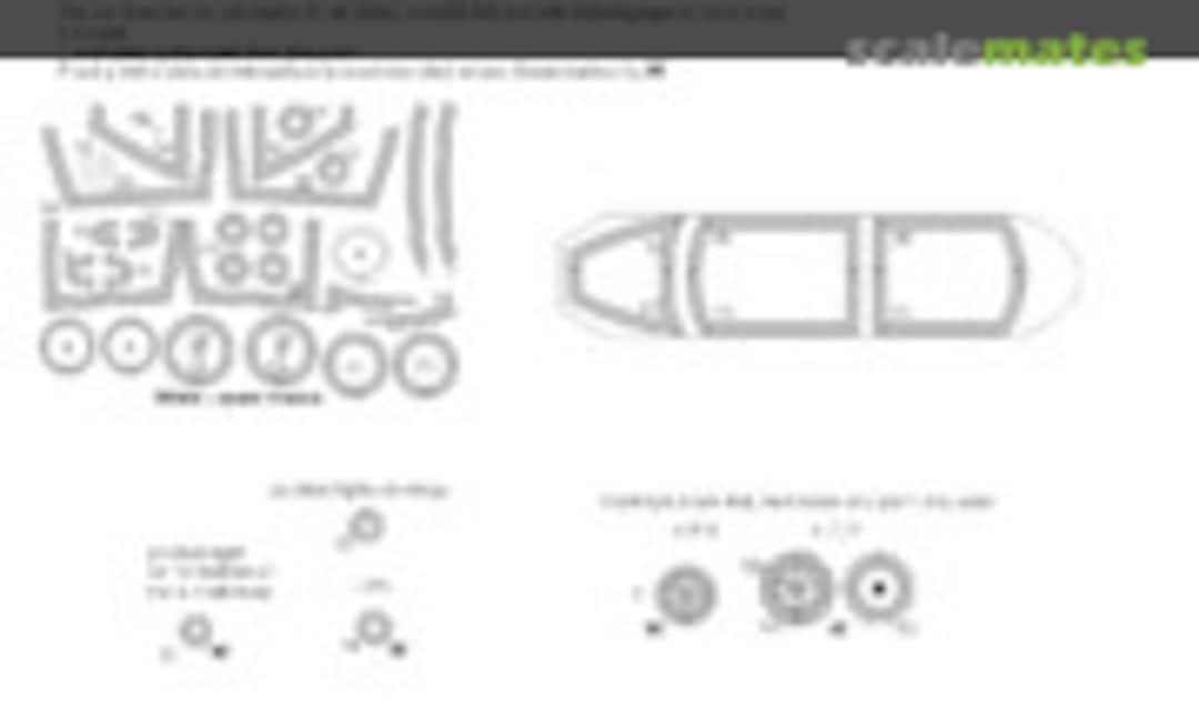 1:48 Northrop T-38C Talon (NASA) BASIC kabuki masks (New Ware NWAM123) NWAM123