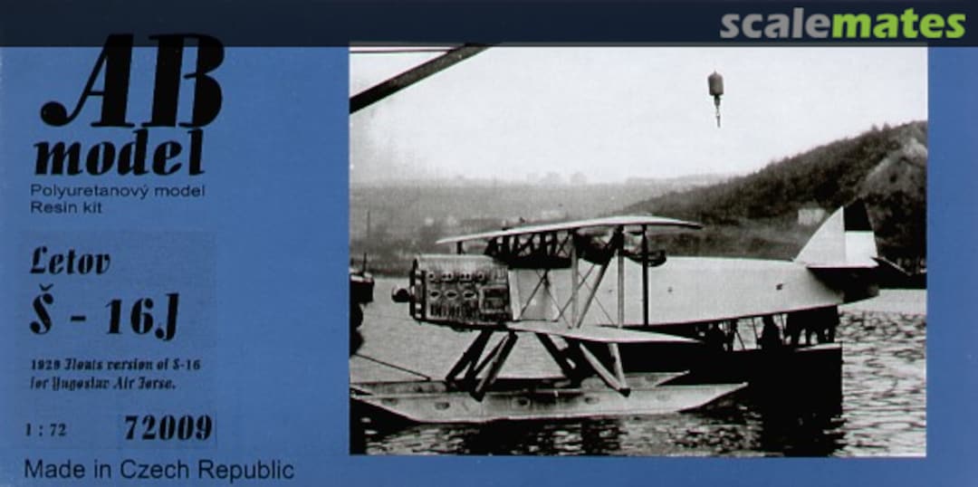 Boxart Letov S-16J 72009 AB model Boxart Letov S-16J 72009 AB model