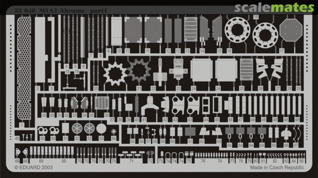 Boxart M1A1 / A2 Abrams 22048 Eduard Boxart M1A1 / A2 Abrams 22048 Eduard