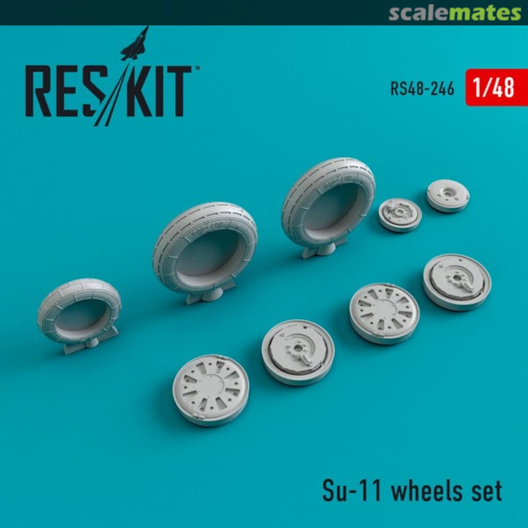 Boxart Su-11 wheels set RS48-0246 ResKit Boxart Su-11 wheels set RS48-0246 ResKit