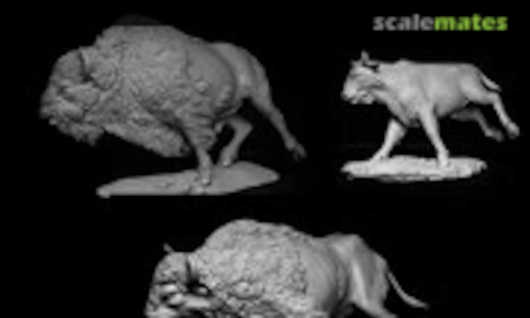 54mm Bison family (Altores Studio F-54-117) F-54-117