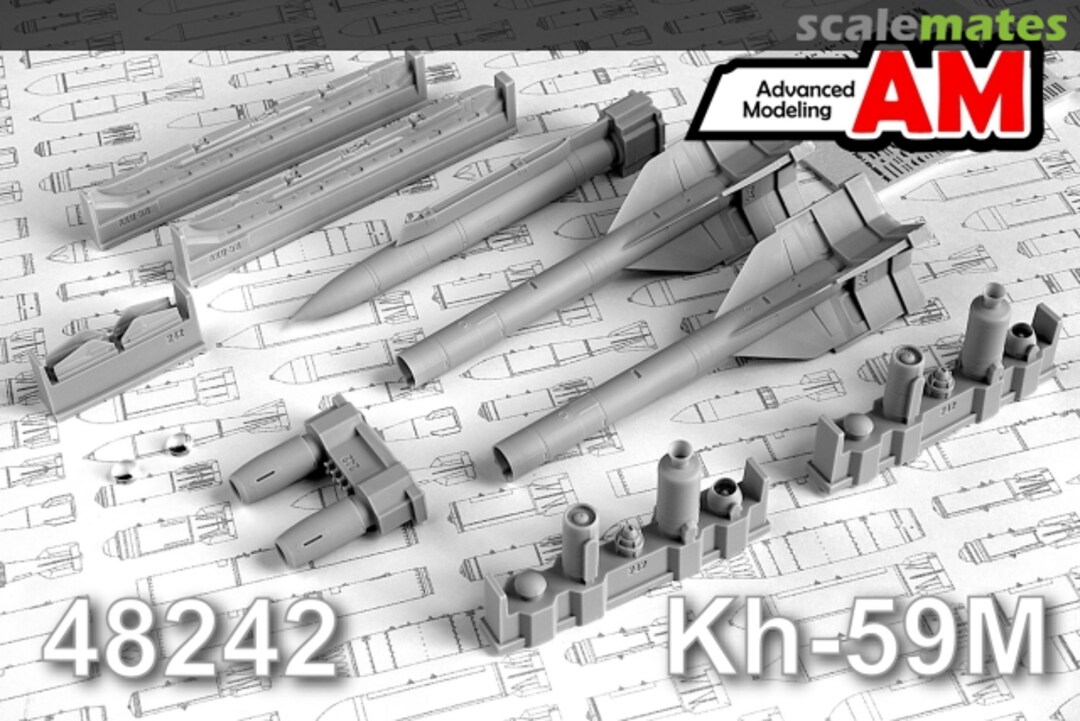 Boxart Kh-59M Air to Surface missile with AKU-58 AMC 48242 Advanced Modeling Boxart Kh-59M Air to Surface missile with AKU-58 AMC 48242 Advanced Modeling