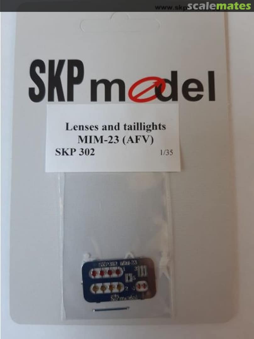 Boxart Lenses and taillights for MIM-23 SKP 302 SKP model Boxart Lenses and taillights for MIM-23 SKP 302 SKP model